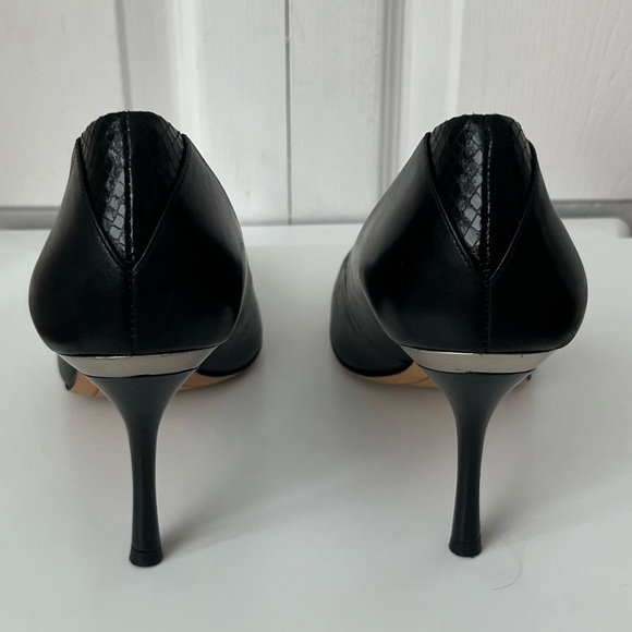 Sam Edelman - “Camdyn” Pump in Black Leather (3” Heel) - Picture 3 of 8